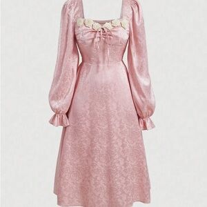 Vintage SHEIN Women Size Medium 6 Color Pink White Flowers Stretchable. 18”X45”